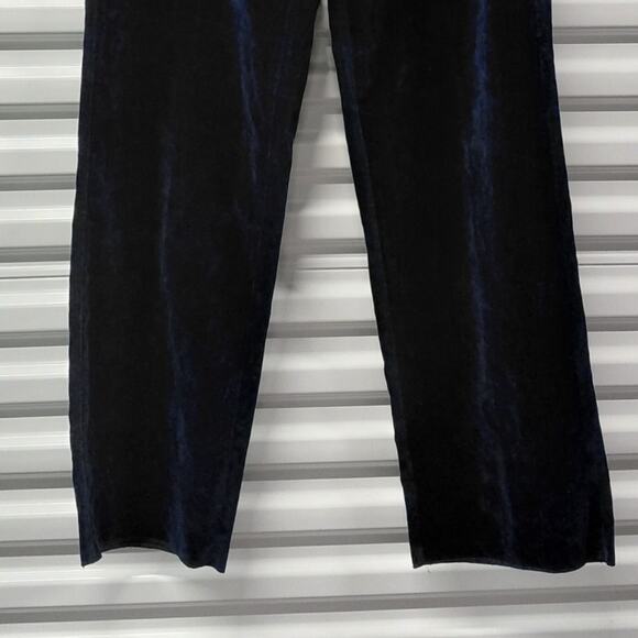 Iceberg Pants Mens 50(US 34) Navy Blue Velvet Dress Trouser Made in Italy NWT - Picture 7 of 9